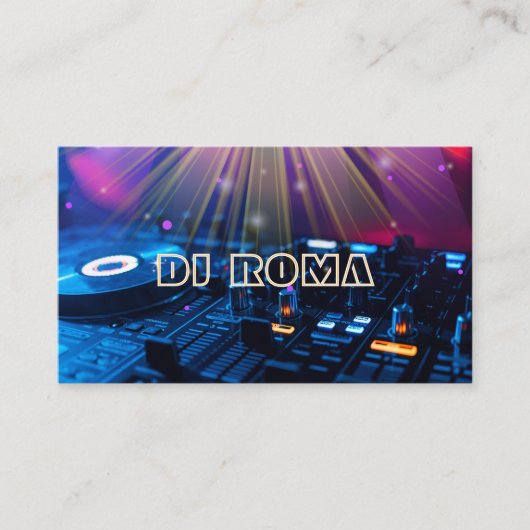 DJ 名刺 (正面)