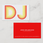 DJ 名刺 (正面/裏面)