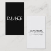 DJ -名刺 名刺 (正面/裏面)