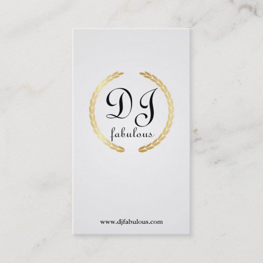 DJ -名刺 名刺 (正面)