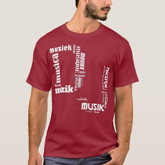 DJ 国際的 in Languages Shirt Tシャツ (正面)