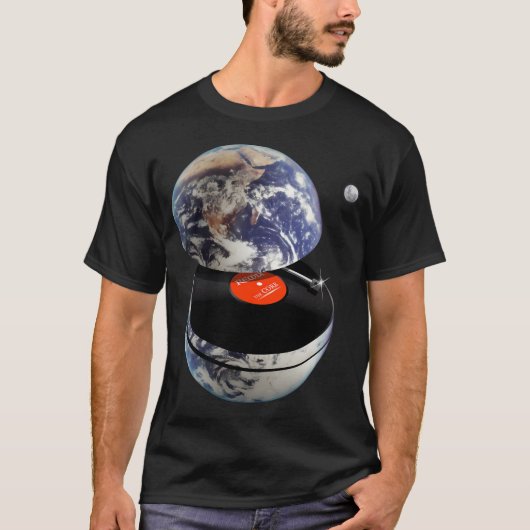 DJ 地球 Tシャツ (正面)