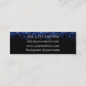 DJ |歌手 |ソングライターPlanning名刺 スキニー名刺 (裏面)