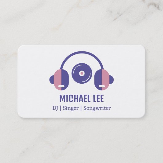 DJ – 歌手 – Deejay 名刺 (正面)