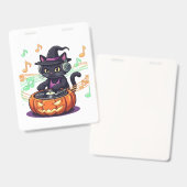 Dj 猫 ハロウィン オーバーサイズ Tシャツ バッジ (正面＆裏面)