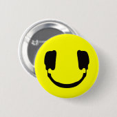 DJ 缶バッジ (正面&裏面)