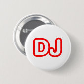 DJ 缶バッジ (正面&裏面)