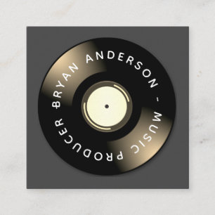 Dj -音楽プロデューサー スクエア名刺