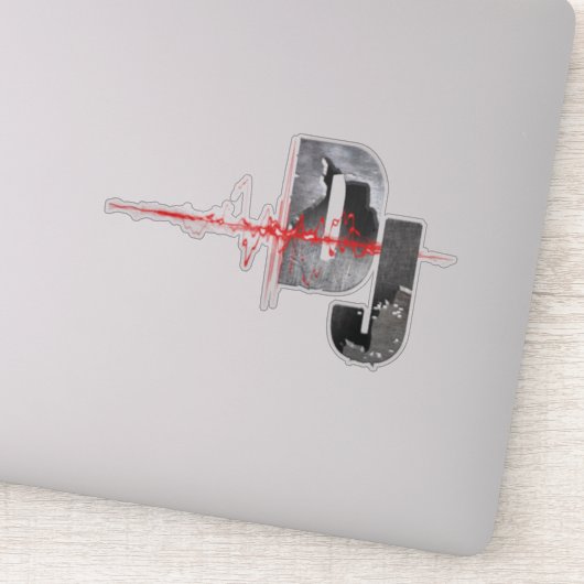 DJ。音楽感じ シール (詳細)