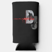 DJ。音楽感じ スリム缶クーラー (正面)