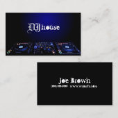 DJ、音楽、エンターテイメント名刺 名刺 (正面/裏面)