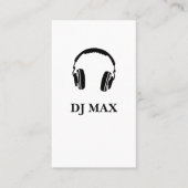 DJ、音楽、クラブ、名刺 名刺 (正面)