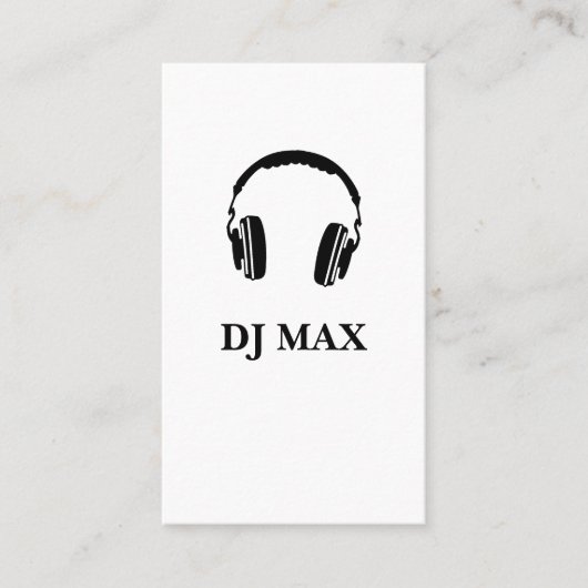 DJ、音楽、クラブ、名刺 名刺 (正面)
