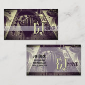 DJ、音楽、クラブ、名刺 名刺 (正面/裏面)