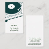 DJ/音楽/ターンテーブル 名刺 (正面/裏面)