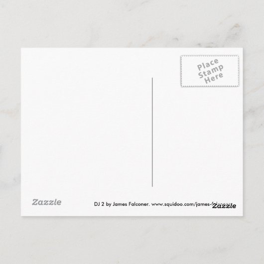 DJ 2 ポストカード (裏面)