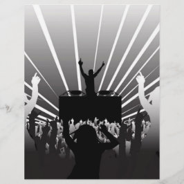 dj-alb-negru-cu-fete チラシ