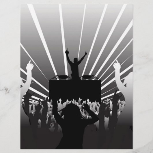 dj-alb-negru-cu-fete チラシ (正面)