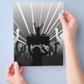 dj-alb-negru-cu-fete チラシ (手)