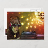 DJ Ally in da House ポストカード (正面/裏面)