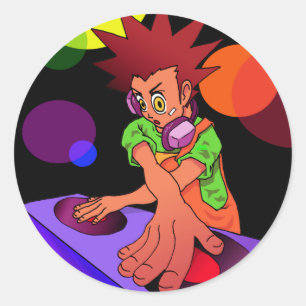 Dj Anime Jr. ラウンドシール