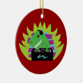 Dj-asaurusレックス セラミックオーナメント (右)