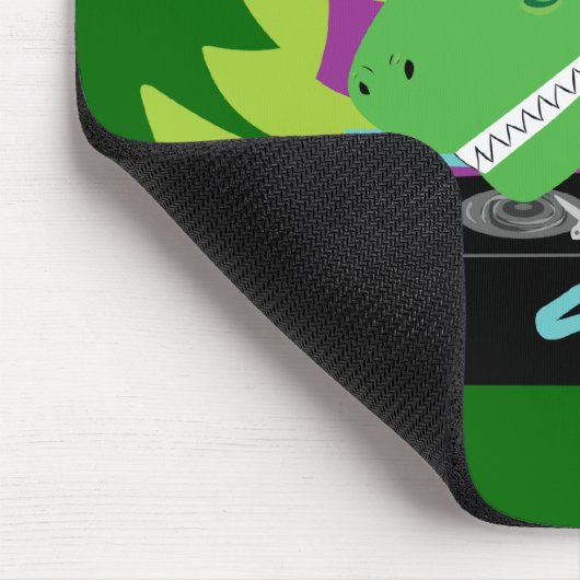 Dj-asaurusレックス マウスパッド (コーナー)