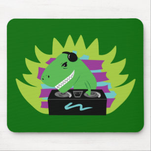 Dj-asaurusレックス マウスパッド