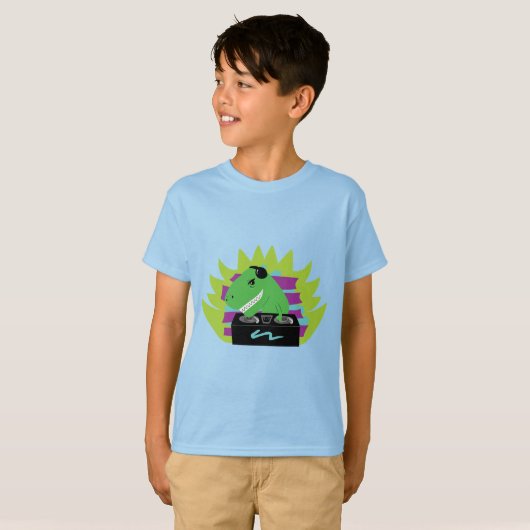 Dj-asaurusレックスTシャツ Tシャツ (正面フル)