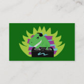 Dj-asaurusレックスT-レックスDJ名刺 名刺 (裏面)