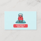 DJ at the Deck Cartoon,プロフェッショナルDJ 名刺 (正面)