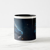 DJ AYLA banner Mug ツートーンマグカップ (中央)