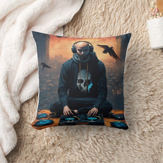 DJ Beatdropとリズム泥棒 クッション (ブランケット)