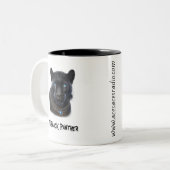 DJ Black Panther mug ツートーンマグカップ (正面左)