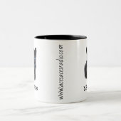 DJ Black Panther mug ツートーンマグカップ (中央)