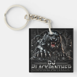 DJ BLACKPANTHER 両面デザイン キーホルダー