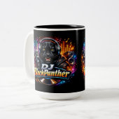 DJ BLACKPANTHER 2 Two-Tone COFFEE MUG ツートーンマグカップ (正面左)