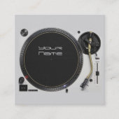 DJ  Business Card スクエア名刺 (正面)