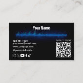 DJ  Business Card 名刺 (裏面)