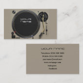 DJ Business Card 名刺 (正面/裏面)