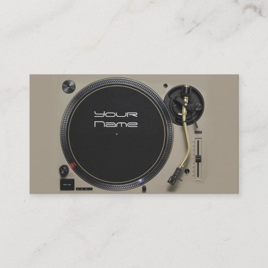 DJ Business Card 名刺 (正面)