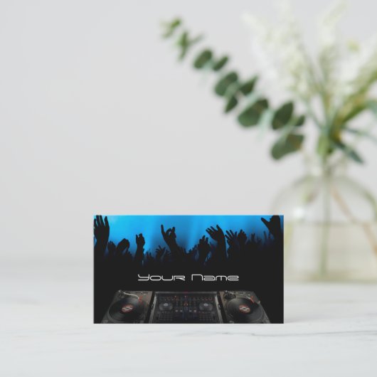 DJ  Business Card 名刺 (スタンド正面)