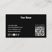 DJ  Business Card 名刺 (裏面)