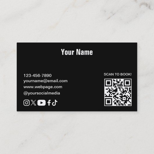 DJ  Business Card 名刺 (裏面)