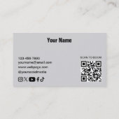 DJ  Business Card 名刺 (裏面)