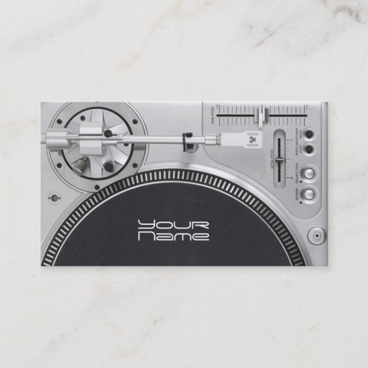 DJ  Business Card 名刺 (正面)