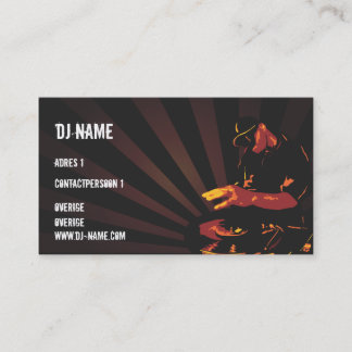 Dj Business card 名刺