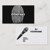 DJ BUSINESS CARD 名刺 (正面/裏面)