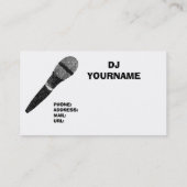 DJ BUSINESS CARD 名刺 (裏面)