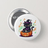 Dj catハロウィン特大Tシャツ 缶バッジ (正面&裏面)
